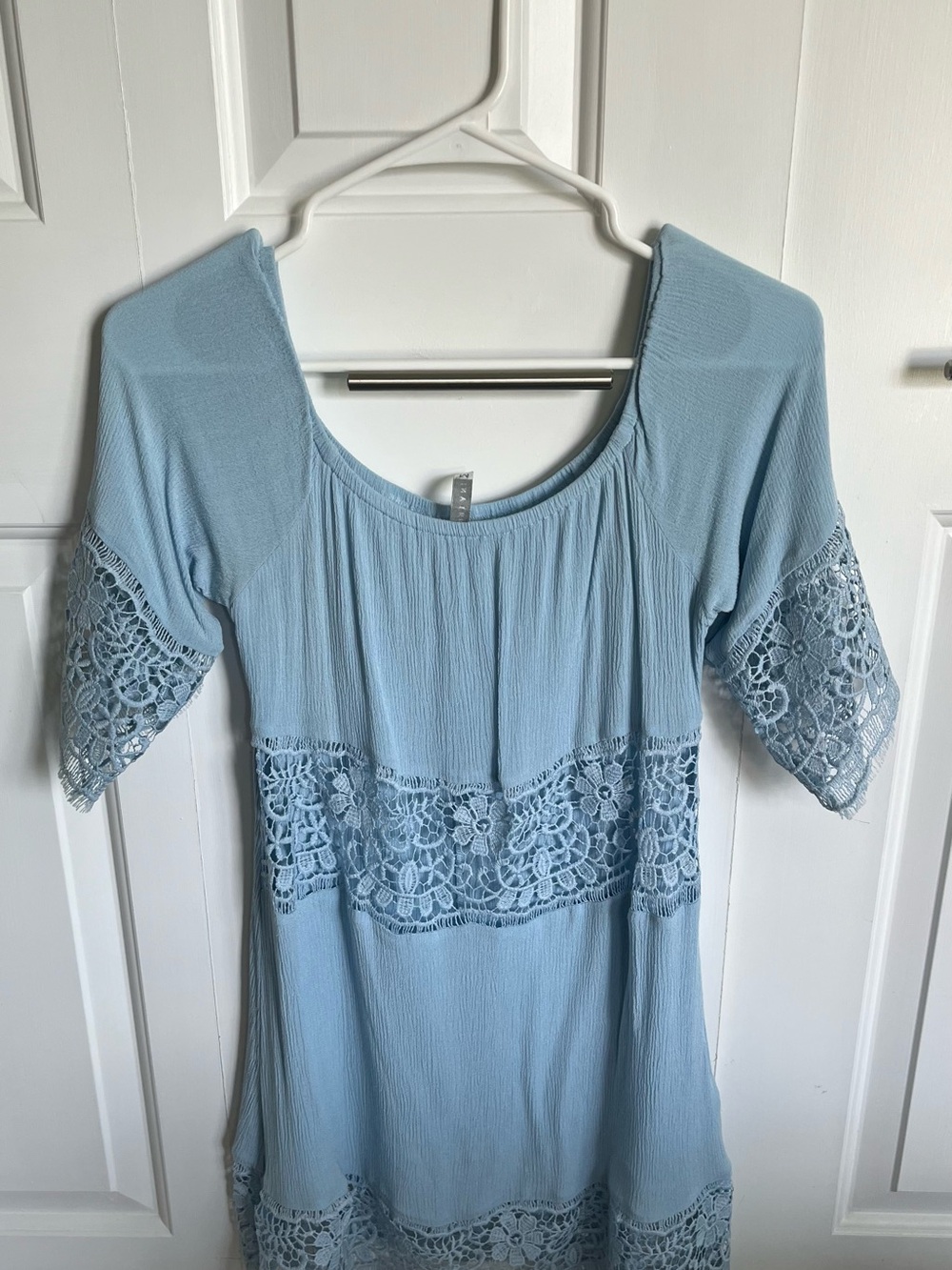 Amiani light blue cover up
